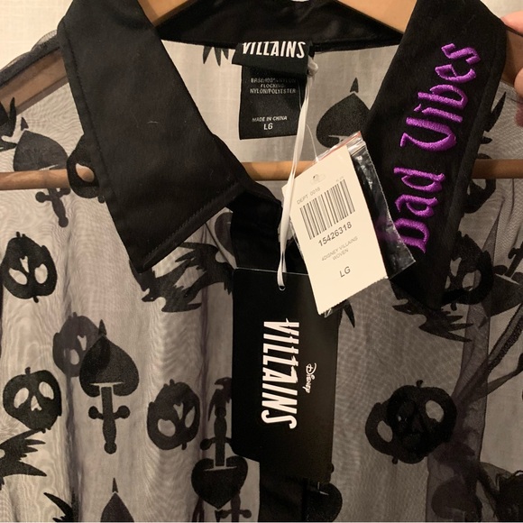 Disney Villians button down Large - Picture 4 of 5